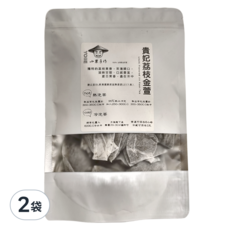 YOiiE 小農手作 貴妃荔枝金萱三角立體茶包 Set 25, 獨特烘培功法 滋味甘甜 口感豐富 夏日果香, 3g, 25包, 2袋