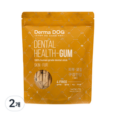 더마독 덴탈 강아지 헬스껌 150g, 피부, 모질, 2개