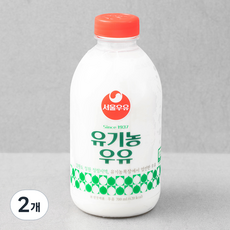 서울우유 유기농우유, 700ml, 2개