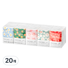 Tamsaa 口袋紙巾 3層, 20個, 10入
