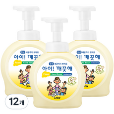 아이깨끗해 핸드워시 순 보송보송 파우더향 490ml 12개 상품 이미지