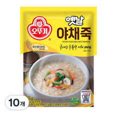 오뚜기 야채죽, 10개, 85g