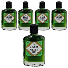 新萬仁 GREEN OIL 綠油精, 舒緩頭暈鼻塞, 肚痛頭痛, 蚊蟲咬傷, 止癢消腫, 居家旅行必備良藥, 5瓶