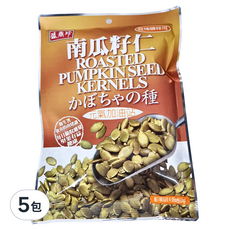 盛香珍 南瓜籽仁, 115g, 5包