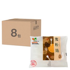 中農粉絲 寬粉絲 家庭號, 晶瑩剔透、香Q滑嫩, 280公克, 8入, 35g, 8包, 1袋