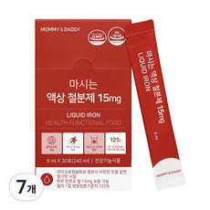마미앤대디 임산부 마시는 액상 철분제 30p, 7개, 240ml