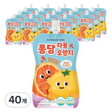 신세계푸드 퐁당 자몽오렌지, 100ml, 40개