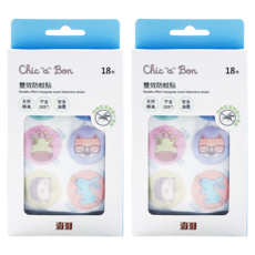 奇哥 Chic a Bon 雙效防蚊貼 18片, 2盒