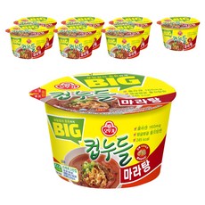 오뚜기 빅컵누들 마라탕 용기 71.3g, 8개
