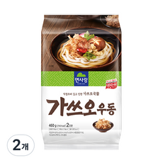 면사랑 가쓰오우동 2인, 460g, 2개