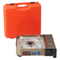 Iwatani 岩谷 防風磁吸式卡式爐 含外盒 4.1kW (CB-AH-41F) 磁吸安全裝置 防風設計 攜帶方便, 33.7 x 30 x 9.4cm, 1個
