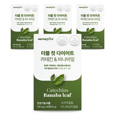 NUTRA LIFE 兒茶素巴拿巴葉萃取錠, 60顆, 4個
