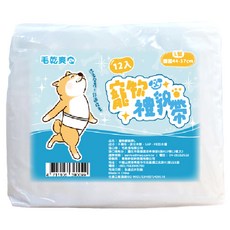 毛乾爽 寵物禮貌帶, 12片裝, 立體護圍防側漏, 360度彈性腰圍, L, 12片, 1包