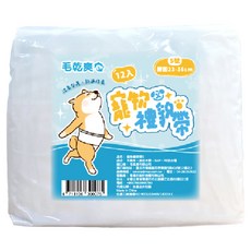 毛乾爽 寵物禮貌帶, 12片 公犬專用 禮貌帶, S, 1包