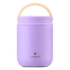 LocknLock 樂扣樂扣 Little Luv保溫便當罐, 熏衣草, 300ml, 1個