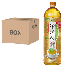 光泉 冷泡茶 冰釀烏龍茶, 無糖, 1235ml, 1.235L, 12瓶