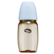 nac nac 妍心35%金菱防脹氣PPSU寬口奶瓶 3個月以上, 海洋藍, 270ml, 1盒