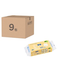 nac nac 乾濕二用巾, 80張, 9包