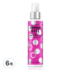 더프트앤도프트 파인 프라그란스 헤어앤바디미스트 스톡홀름로즈, 150ml, 6개