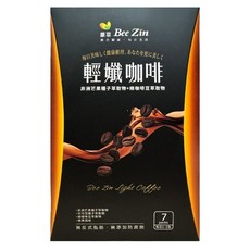Bee Zin 康萃 美活非洲芒果輕孅咖啡 7包/盒，含非洲芒果種子萃取+綠咖啡豆萃取物, 12g, 1盒
