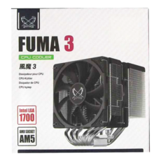 SCYTHE 鐮刀 FUMA 3 風魔三, 高相容性設計 154mm高度 特殊風道設計, SCFM-3000, 1盒