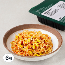 집반찬연구소 매콤 콩나물 무침, 6팩, 130g