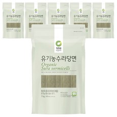 청정원 유기농 수라 당면, 1kg, 6개