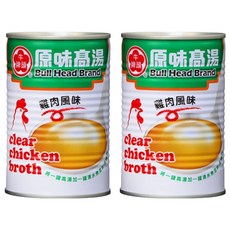 牛頭牌 原味高湯 雞肉風味, 411ml, 2罐