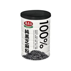馬玉山 100%純黑芝麻粉, 採用充氮保鮮技術 無添加蔗糖 富含纖維、鈣質和鐵質 台灣精心製造, 400g, 1罐