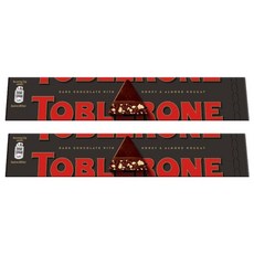 TOBLERONE 瑞士三角黑巧克力, 100g, 2條