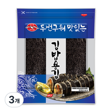 남광김 두번구워 맛있는 김밥용김 100매, 3개, 200g