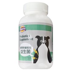 Zippets 吉沛思 犬用益生菌保健顆粒 120g，犬用整腸健胃，幫助消化，提升免疫力，維持腸道菌叢平衡, 腸胃保健, 1罐