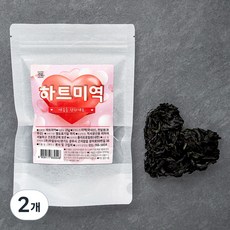 주일 하트미역, 25g, 2개