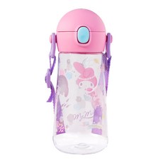 LiLFANT 三麗鷗背帶彈蓋Tritan水瓶, 美樂蒂, 470ml, 1個