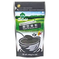 薌園 黑芝麻粉 熟粉 400公克, 壓力焙炒技術製成, 無添加香料、色素、糖精和防腐劑, 400g, 1包