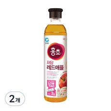 Hongcho 紅醋 清净園紅蘋果低糖, 900ml, 2個