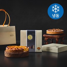 한스 애프리콧 타르트 410g + 월넛타르트 340g + 쇼핑백 세트 (냉동), 1세트