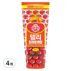 오뚜기 델리 토마토 케찹, 500g, 4개