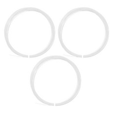 지앤와이 고탄성 배드민턴 라켓 줄 스트링 거트, 화이트, 3개