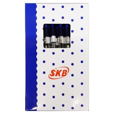 SKB 文明 IB-101 自動中油筆套裝 50支 0.5mm, 藍色, 1盒