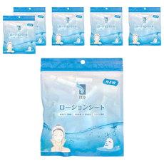 ITO 日本伊藤 壓縮面膜, 立體剪裁, 密集保濕, 輕薄透氣, 50顆 壓縮圓形, 6袋