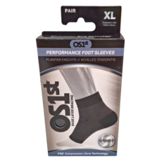 OS1st FS6 Foot Sleeve 足弓襪套 黑色, 1雙