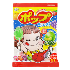 FUJIYA 不二家 POP棒棒糖, 含21支, 121.8g, 1袋