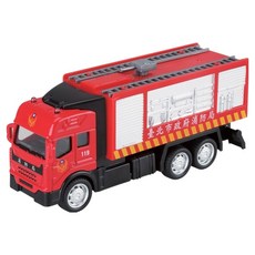 聲光迴力城市巡邏隊 消防車, 帶燈光帶聲音, 1個