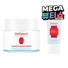 셀퓨전씨 포스트알파 카밍 다운 크림 50ml + 아쿠아티카 썬스크린 100 20ml, 1세트