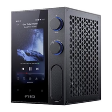 FiiO 桌上型音樂解碼播放器 110 x 134 x 160mm 原廠保固, R7, 黑色, 1台