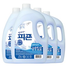 피죤 레귤러 섬유유연제 블루비앙카 본품, 3.1L, 4개