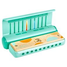 Hape 小小音樂家聲光學習小口琴, 3歲以上適用, 15.5 x 18 x 4.5cm, SF00857, 1個