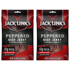 잭링크스 비프 져키 페퍼 육포, 50g, 2개