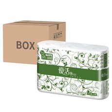 LIVI 優活 小捲筒衛生紙 270張x6捲x10袋, 100%原生紙漿，可溶於水中，不阻塞馬桶, 6捲, 30袋